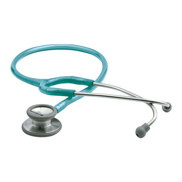 Adscope 603 Classic Stethoscope Adult Metallic Caribbean Single Lumen Tubing Ea