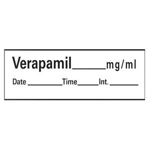 Anesthesia Tape DTI Verapamil mg/mL White 1/2x500" 333/Rl