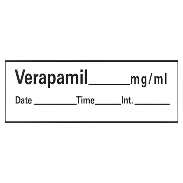 Anesthesia Tape DTI Verapamil mg/mL White 1/2x500" 333/Rl