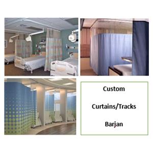 Balcones Cubicle Curtain/Track Accent Powder Ea