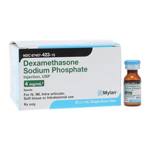 Dexamethasone Sodium Phosphate Injection 4mg/mL SDV 1mL 25/Bx