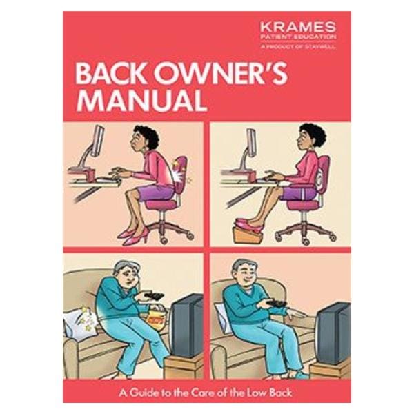 Back Owner's Manual Educational Booklet Ea