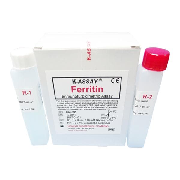 Ferritin Test Kit R1:1x18mL/R2:1x9mL Ea