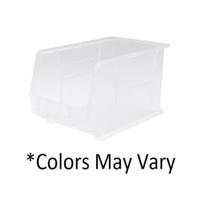 AkroBins Storage Bin Clear Polymer With Label Holder 18x11x10" 6/Ca