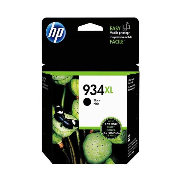 HP 934XL High-Yield Black Ink Cartridge (C2P23AN#140) Ea