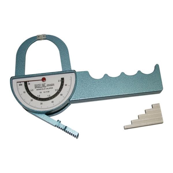 Baseline Skinfold Caliper 7-1/4x1/2x5" Aluminum Ea