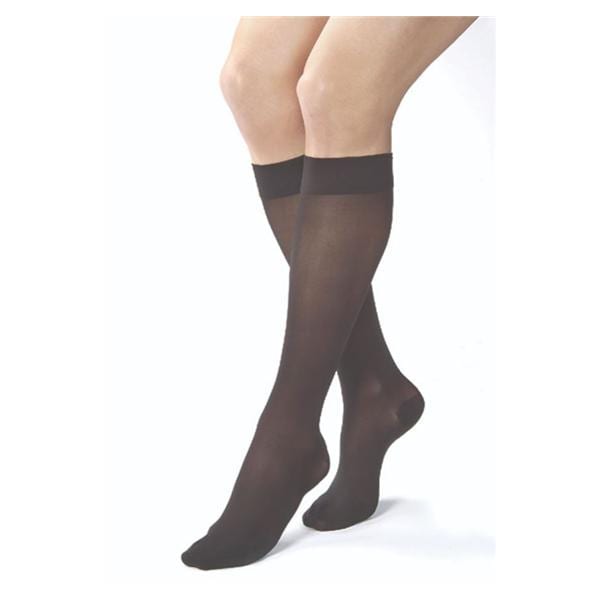 UltraSheer Compression Stocking Knee High Small/Petite Black