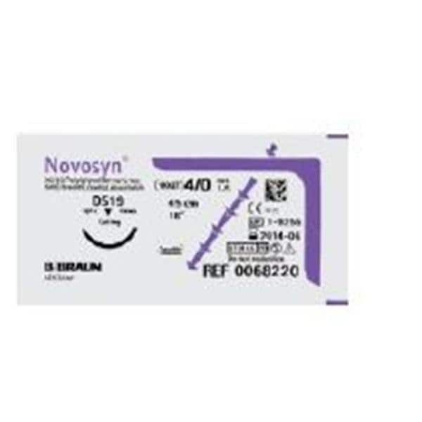 Novosyn Suture 2-0 27" Polymer Plyglycolic-Lactic Acid Braid HS-37S Undyed 36/Bx