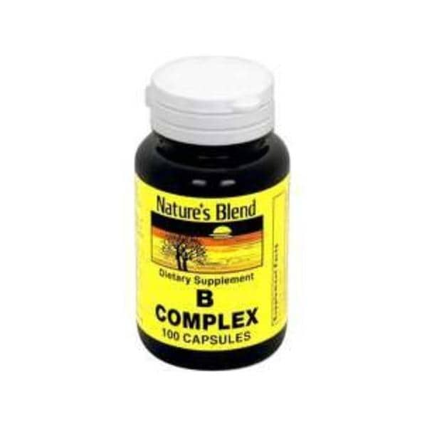 Vitamin B-Complex Supplement Capsules 100/Bt