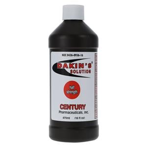 Dakins Solution Half Strength 0.25% 16oz/Bt