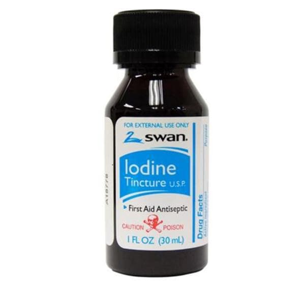 Iodine Tincture Antiseptic 1oz/Bt