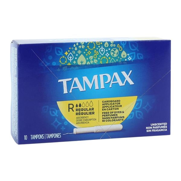 Tampax Sanitary Tampon Regular 10/Bx