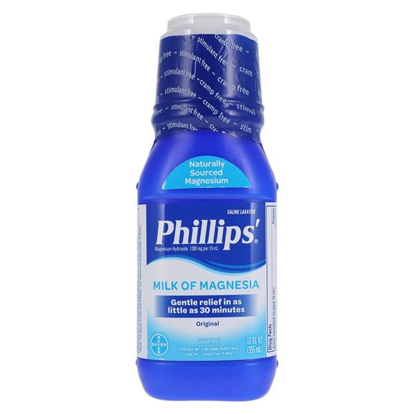 Phillips Milk of Magnesia Stool Softener Liquid Original 12oz/Bt