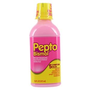 Pepto-Bismol Antacid/Antidiarrhea Liquid 525mg Original 16oz/Bt