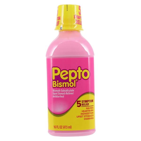 Pepto-Bismol Antacid/Antidiarrhea Liquid 525mg Original 16oz/Bt