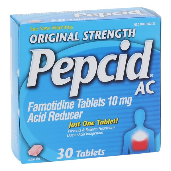 Pepcid AC Antacid Tablets 10mg Original 30/Pk