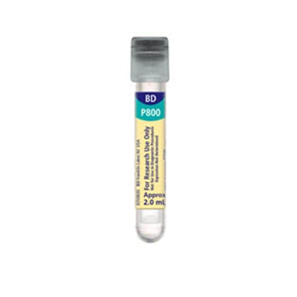 Vacutainer P800 Venous Blood Collection Tube Clear 2.0mL Hmgrd Clsr Plstc 100/Ca