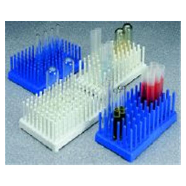 Nalgene Test Tube Peg Rack 14-17mm 50 Place Blue 2/Pk