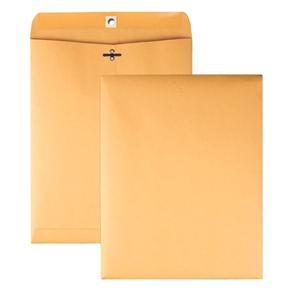 Quality Park Clasp Envelopes 9 in x 12 in Brown 100/Bx