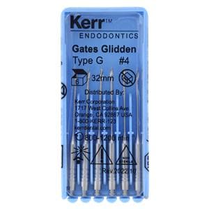 Gates Glidden Drill 32 mm Size 4 6/Pk