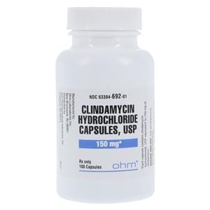 Clindamycin HCl Capsules 150mg Bottle 100/Bt