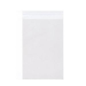 Self-Adhesive Sleeve Envelope 6 1/4 in x 9 5/8 in Clear 100/Pack 100/Pk