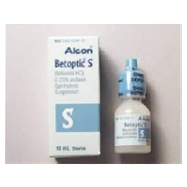 Betoptic S Ophthalmic Suspension 0.25% Bottle 10mL/Bt