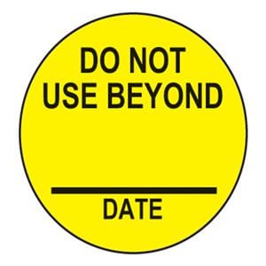 Do Not Use Beyond Labels 1000/Pk