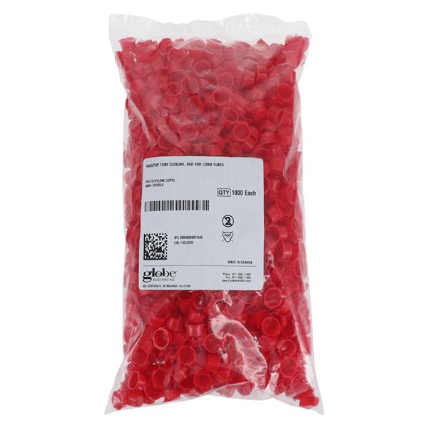 Snap Cap Polyethylene Red 1000/Bg