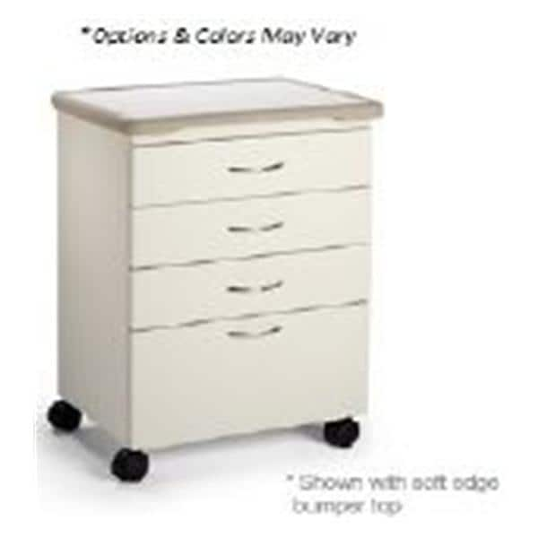 Treatment Cabinet 18" Mobile/3" Lock Caster (3) 4" Drawer/(1) 8" Drawer