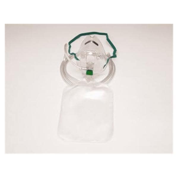 Mask Oxygen Adult Elongated 25/Bx