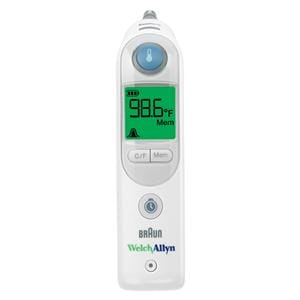 Braun ThermoScan Pro 6000 Thermometer Reusable Dual Scale Tympanic Probe 2AA Ea