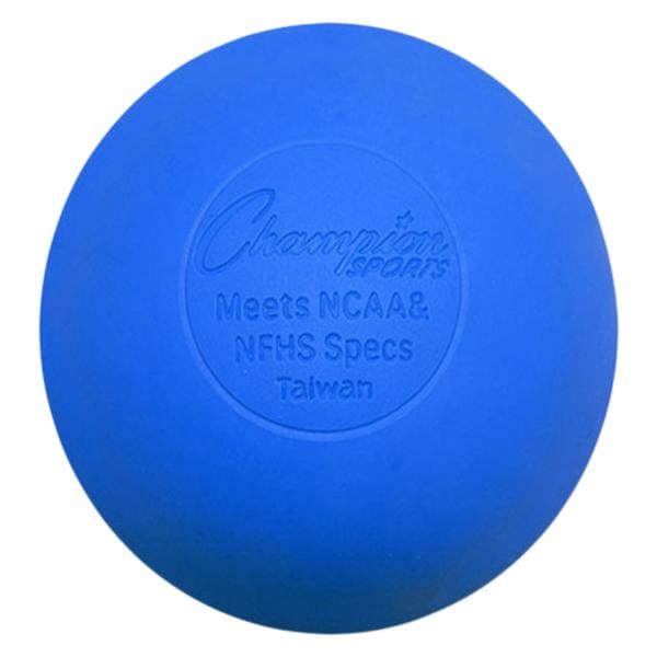 Lacrosse Ball Hard Rubber 2.5" Blue