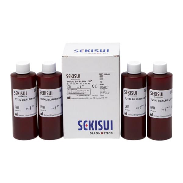 BILI: Bilirubin Test Kit R1:1x100mL/R2:1x25mL Ea