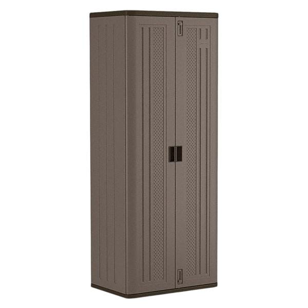 Commercial Storage Cabinet 2 Door Resin Platinum/Slate Ea