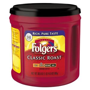 Coffee Ground Folgers 30.5oz Classic Ea