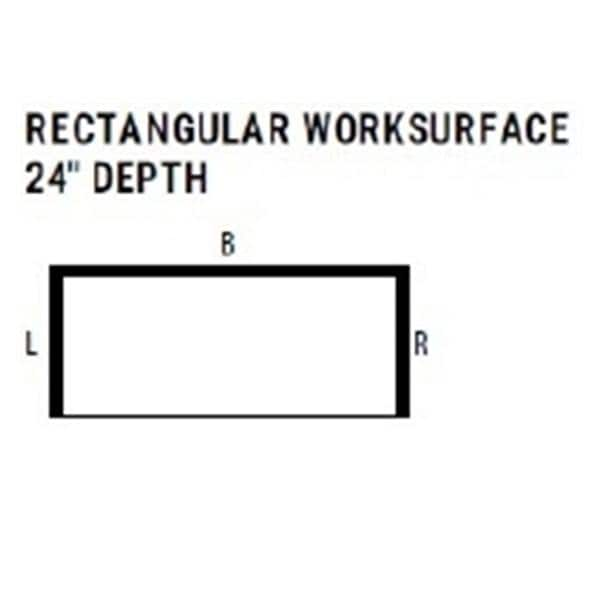 Rectangular Desk 24x30" Ea Ea