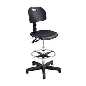 Soft Tough Exam Stool Black 250lb Capacity