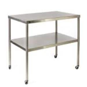 Instrument Table 24x48x34" 2" Casters