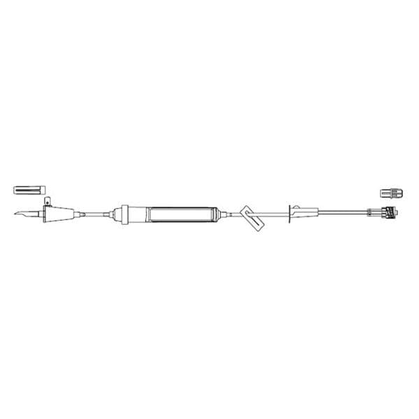 IV Set Blood Administration Set 68" 20 Drops/mL Priming Volume 21mL 50/Ca