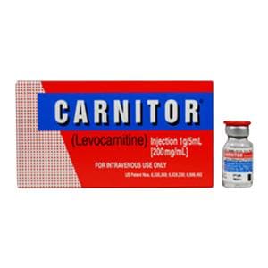 Carnitor Injection 200mg/mL SDV 5mL 5/Bx