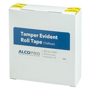 Tamper Evident Tape Yellow 3x1/4" 2/Bx