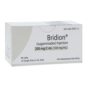 Bridion Injection 100mg/mL SDV 2mL 10/Bx
