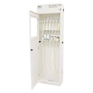 Gus Probe Cabinet White 24x10x74" w/ HEPA Fltr/Lg Wndw/Spclty Shlvs Ea