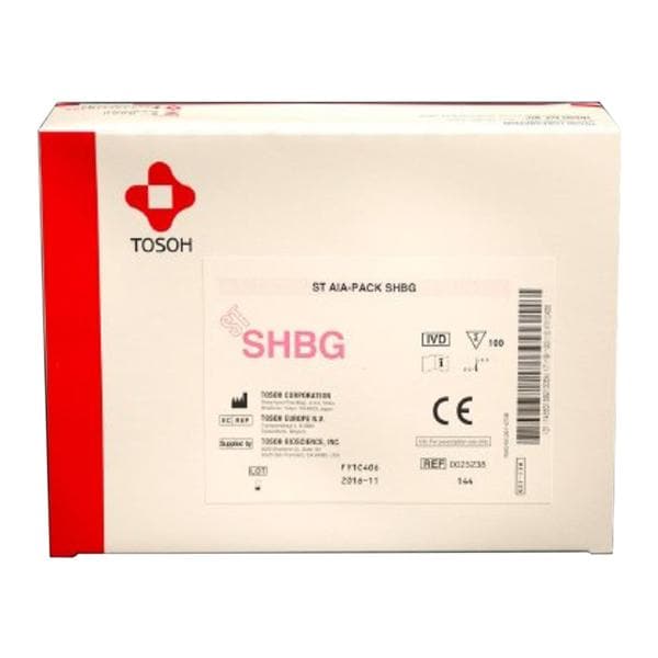 ST AIA-Pack SHBG: Sex Hormone Binding Globulin Reagent For Analyzer 100 Count Ea