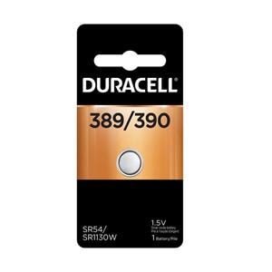 Duracell 1.5 Volt Silver Oxide Watch Battery 389/390 Ea