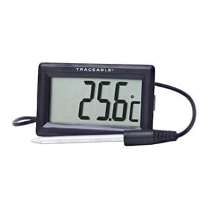 Traceable Snap-On Thermometer Plastic -50 to 300°C/-58 to 572°F Ea