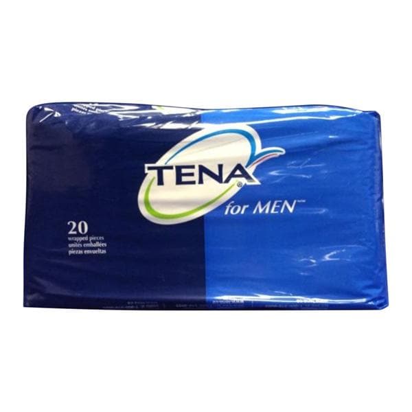 Tena Incontinence Pad Male 9.9" Light-Moderate White 120/Ca