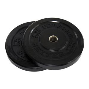 Bumper Plate 25lb Rubber Black