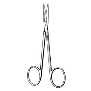 Iris Scissors Straight 3-1/2" Stainless Steel Non-Sterile Reusable Ea